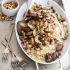 Mushrooms with Quinoa Herbs and Garlic