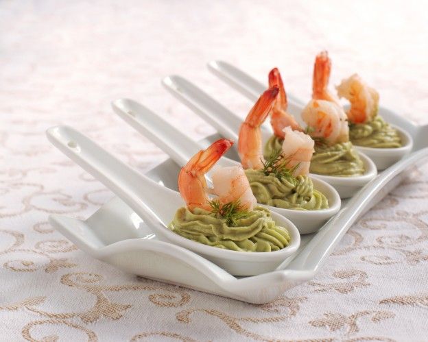 Shrimp and avocado mousse