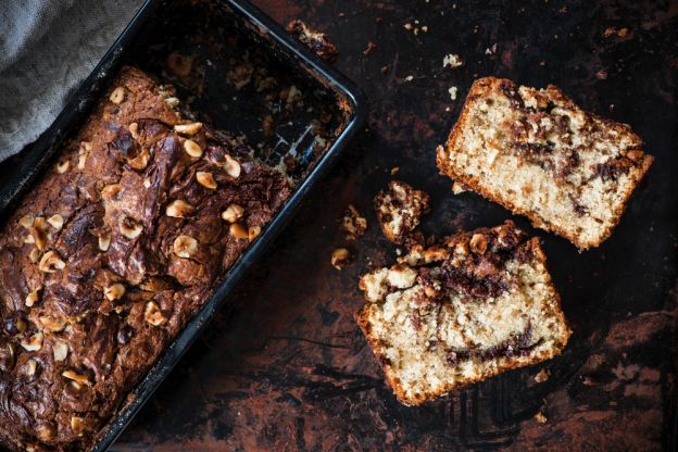 Chocolate Hazelnut Banana Bread