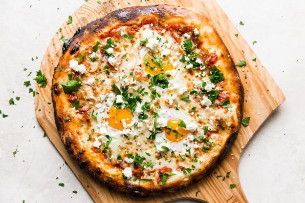 Grilled Shakshuka Pizza