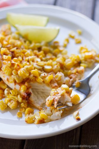 Tilapia With Roasted Corn