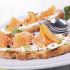 Smoked salmon tartines