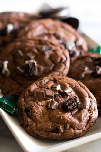 Small Batch Chocolate Cookie with Oreos and Andes