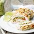 Crunchy, guacamole-stuffed chicken breast