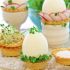 Boiled egg tartlet