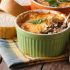 Cheesy baked chicken and mushrooms
