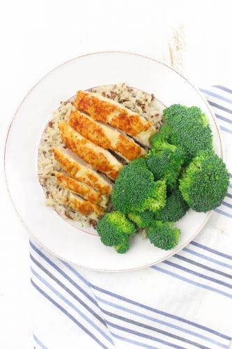 3-Ingredient Hummus-Crusted Chicken