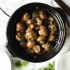 Slow Cooker Garlic Herb Mushrooms