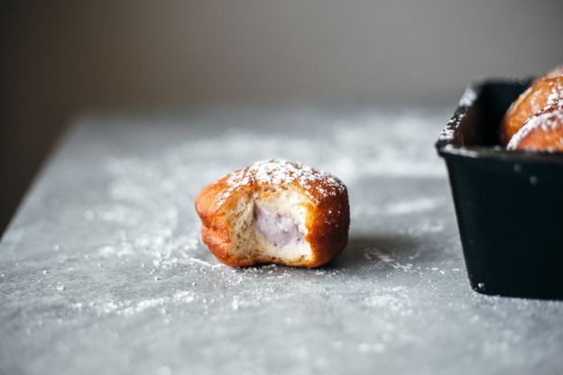 Blueberry Cream Cheese Donuts