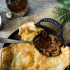 Rich Steak Ale Pie With Puff pastry