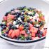 blueberry watermelon feta mint salad