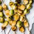 Spicy Maple Dijon Grilled Brussels Sprouts