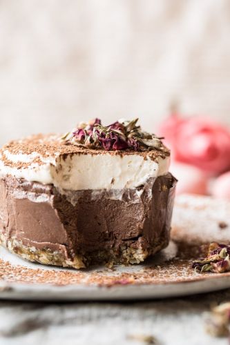 Vegan Chocolate Custard Cake