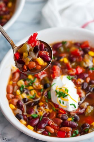 Slow Cooker Three Bean Chili