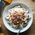 Gouda Mac and Cheese with Peaches and Prosciutto