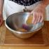 Put the softened butter in a bowl and add the whole cane sugar