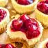 Mini Amaretto Cherry Cheesecakes