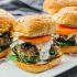 Greek Burgers With Spinach, Feta, and Sun-Dried Tomatoes