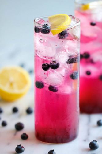 Blueberry water