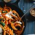 Garlicky Butternut Squash Noodles with Spinach and Ricotta