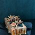 Fig almond tea cake with coconut honey glaze