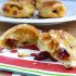 Apple & Cheddar Cheese Turnovers with Dried Cranberries & Hazelnuts