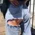 Ripped Butt Jeans