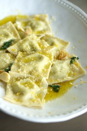 Artichoke Lemon Ricotta Ravioli