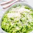 Aragula and walnut pesto pasta