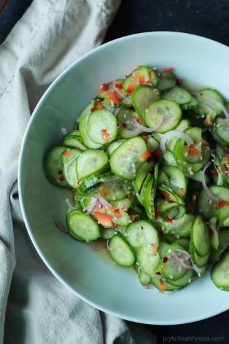 Asian cucumber salad