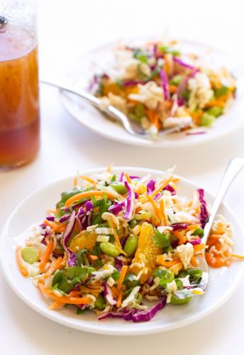 Asian ramen noodle salad