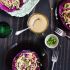 Asian-style peanut slaw