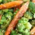 Asian Roasted Carrots and Broccoli