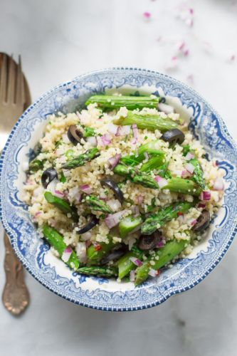 Asparagus couscous salad