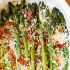 Asiago, Bacon, and Garlic Roasted Asparagus