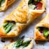Prosciutto Asparagus Puff Pastry Bundles