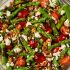Asparagus, tomato and feta salad with balsamic vinaigrette