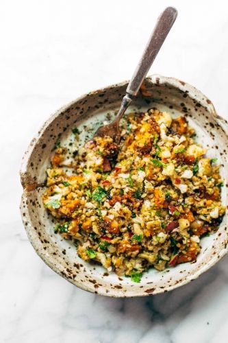 Autumn Glow Salad With Lemon Dressing