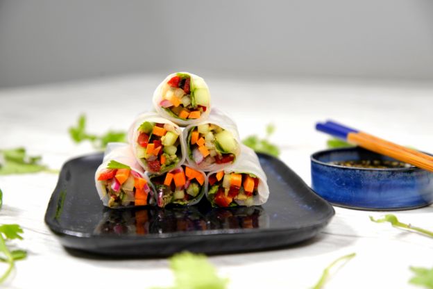Avocado Veggie Spring Rolls