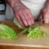 Cut the lettuce