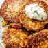 Air Fryer Zucchini Corn Fritters