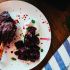 Roasted Lamb with Beet Glaze