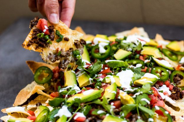 Supreme Sheet Pan Loaded Nachos