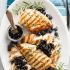 Grilled Boneless Chicken Breast with Savory Blueberry Relish