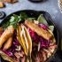 Corned Beef Tacos with Beer-Battered Fries
