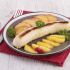 White sausage apple platter