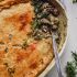 Sausage Kale and Mushroom Pot Pie