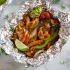 Chicken Fajitas with Rice Foil Packets