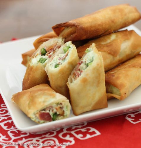 Bacon Jalapeño Egg Rolls