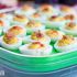 Bacon Roasted Garlic Deviled Eggs